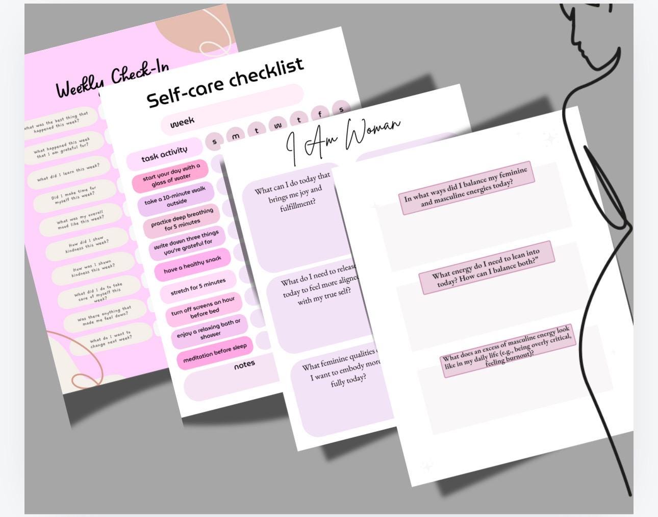 Feminine Energy Healing Workbook (Digital Download)