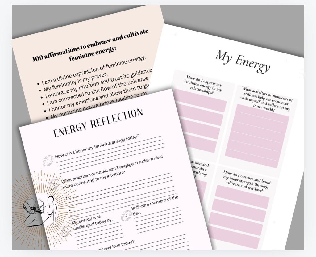 Feminine Energy Healing Workbook (Digital Download)