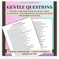 Self-Reflection Questions for Emotional Wellbeing (Digital Download)