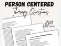 Person-Centered Therapy Questions, Self-Reflection Toolkit (PDF Download)