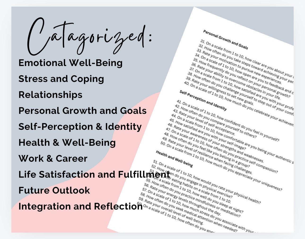 Therapy Scaling Questions: Solution-Focused Prompts (Digital Download)