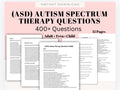 Autism Spectrum Therapy Questions Toolkit for Adults, Teens, Children (PDF Download)