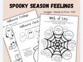 Children’s Halloween Mental Health Activity Sheets Spooky Theme For Kids
