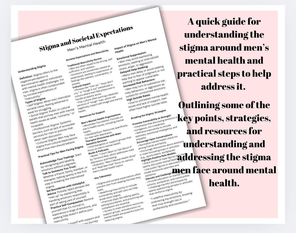 Men's Mental Health Stigma Toolkit (Digital Download)