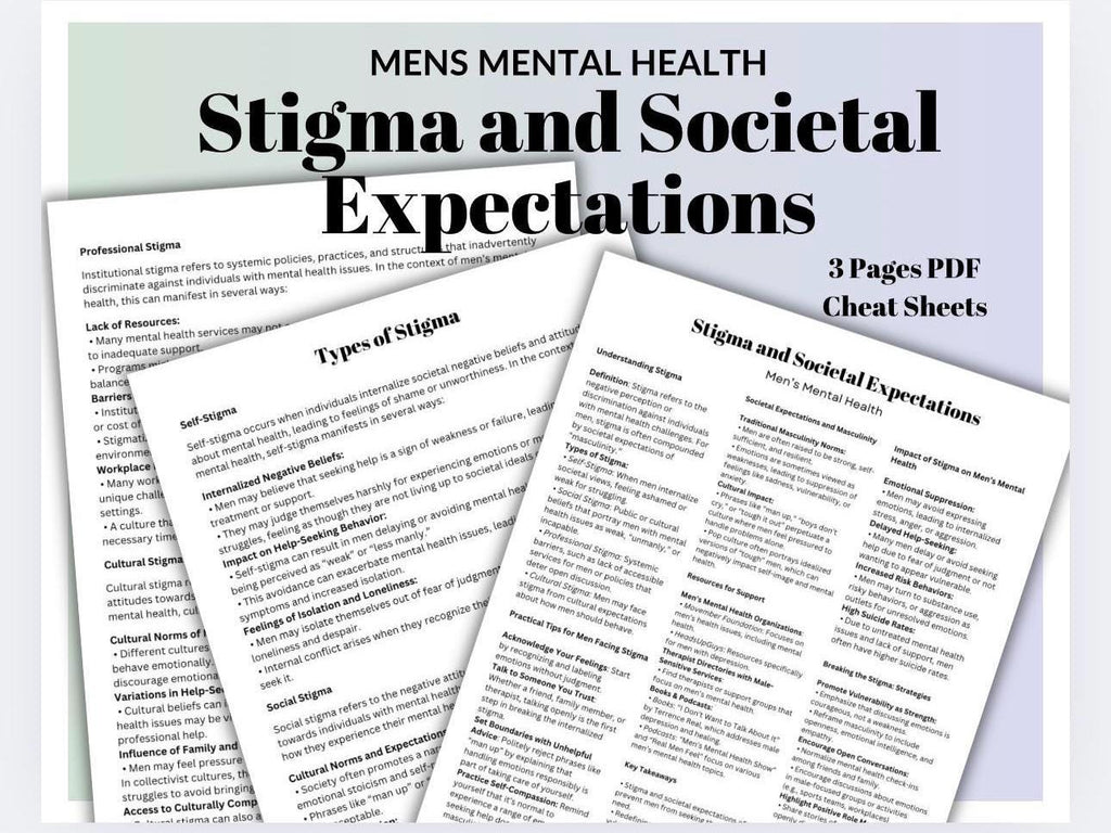Men's Mental Health Stigma Toolkit (Digital Download)