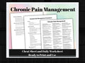 Chronic Pain Management Cheat Sheet & Worksheet (Printable PDF)