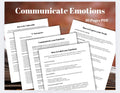 Emotional Communication Guide: Vulnerability, Needs, I-Statements (PDF)
