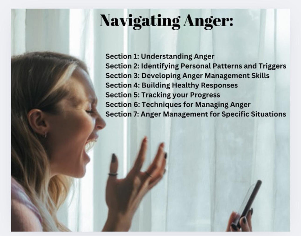 Anger Management Understanding Anger Triggers Therapy Resource Therapist Tool Client Workbook