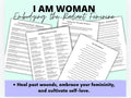 Feminine Energy Healing Guide, I AM Woman Affirmations (PDF)