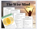 DBT Wise Mind Printable Bundle: Therapy, Emotional Regulation (Infosheet)