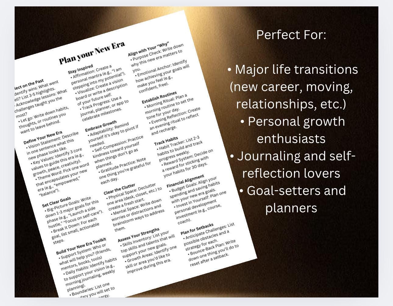 New You Plan Your New Years Era Life Transitions Roadmap to Success Fresh Start