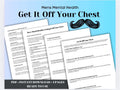 Men's Mental Health Worksheet: Emotional Support Tool (PDF)