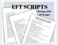 EFT Tapping Scripts for Stress, Anxiety, Trauma Relief (PDF Download)