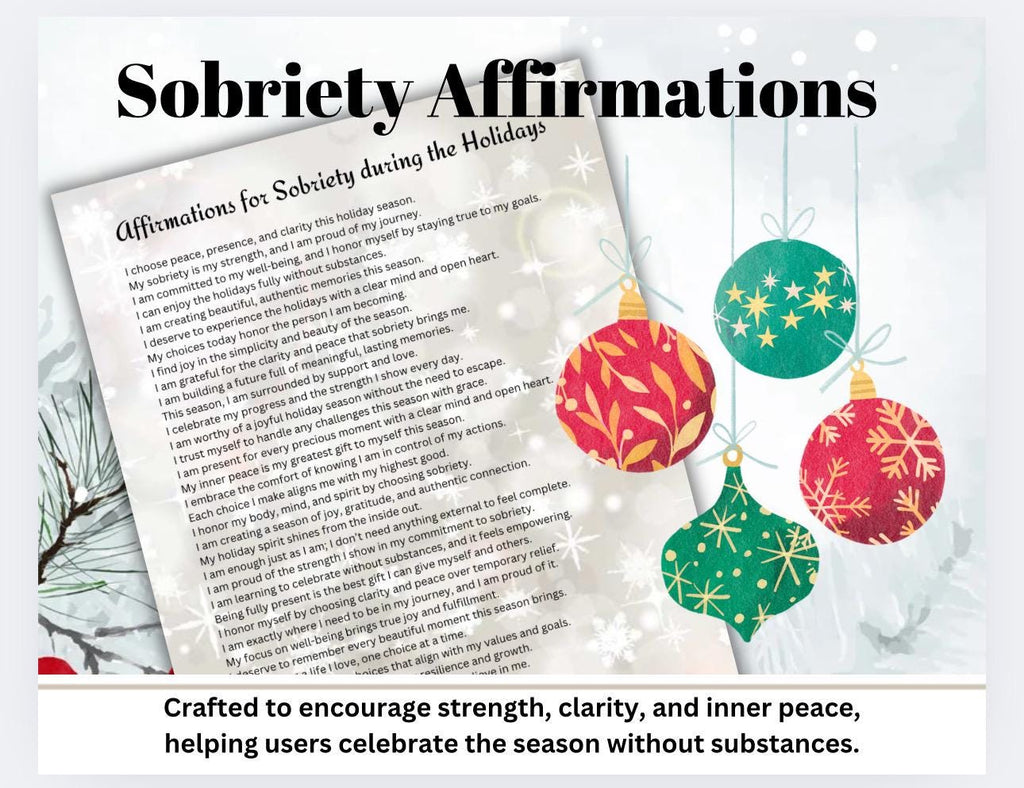 Sober Holiday Affirmations: Strength & Clarity for Addiction Recovery