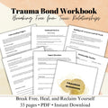 Trauma Bonding Understanding and Overcoming Trauma Bond Recovery Workbook