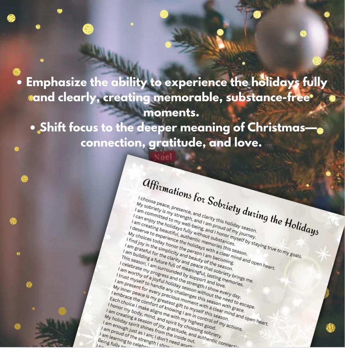 Sober Holiday Affirmations: Strength & Clarity for Addiction Recovery