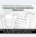 Distorted Thoughts Mindset Reset Tool Reframing Strategies Cognitive Distortions Overwhelming Beliefs