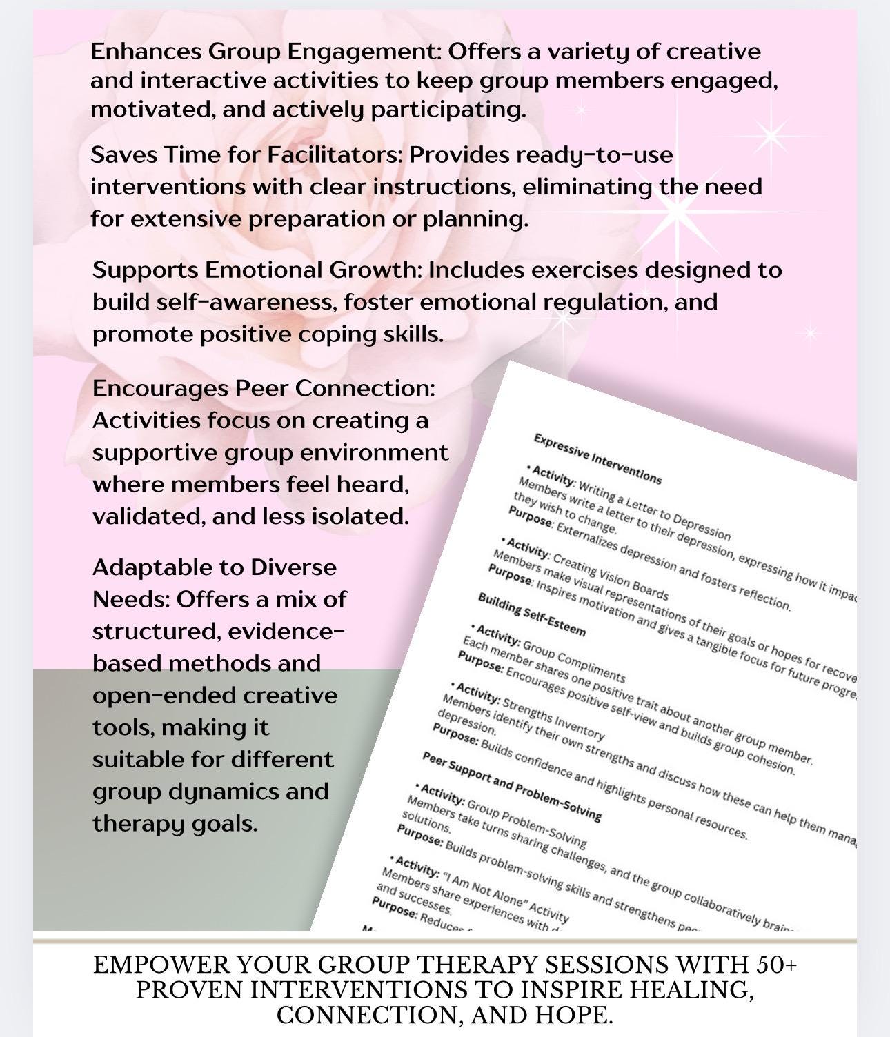 Depression Support Group Activities Mental Health Therapy Session Ideas & Interventions