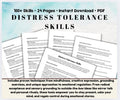 Distress Tolerance Skills Guide: Self-Soothing & Coping Techniques (PDF)