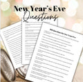 New Year's Eve Reflection Questions: Family Fun Activity (Digital Download)