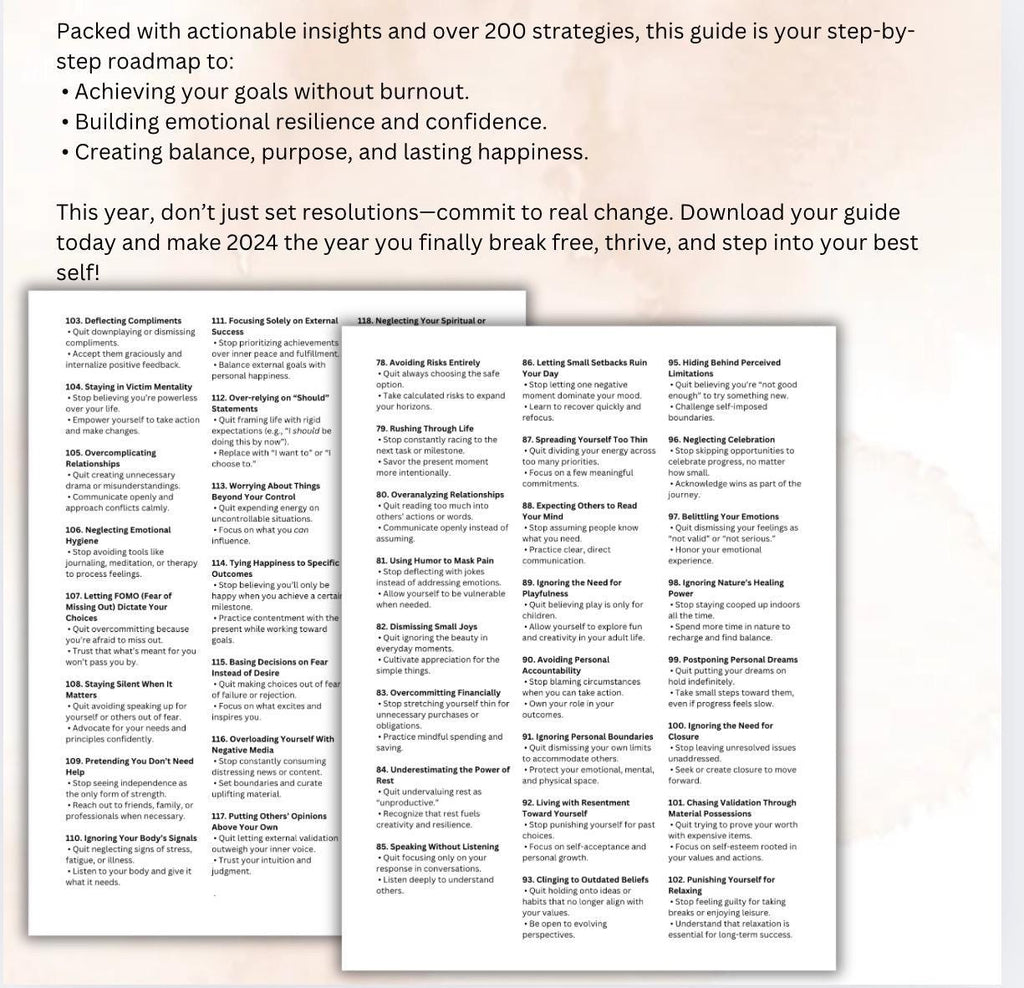 Unhealthy Habits and Solutions Personal Transformation Healthy Mindset