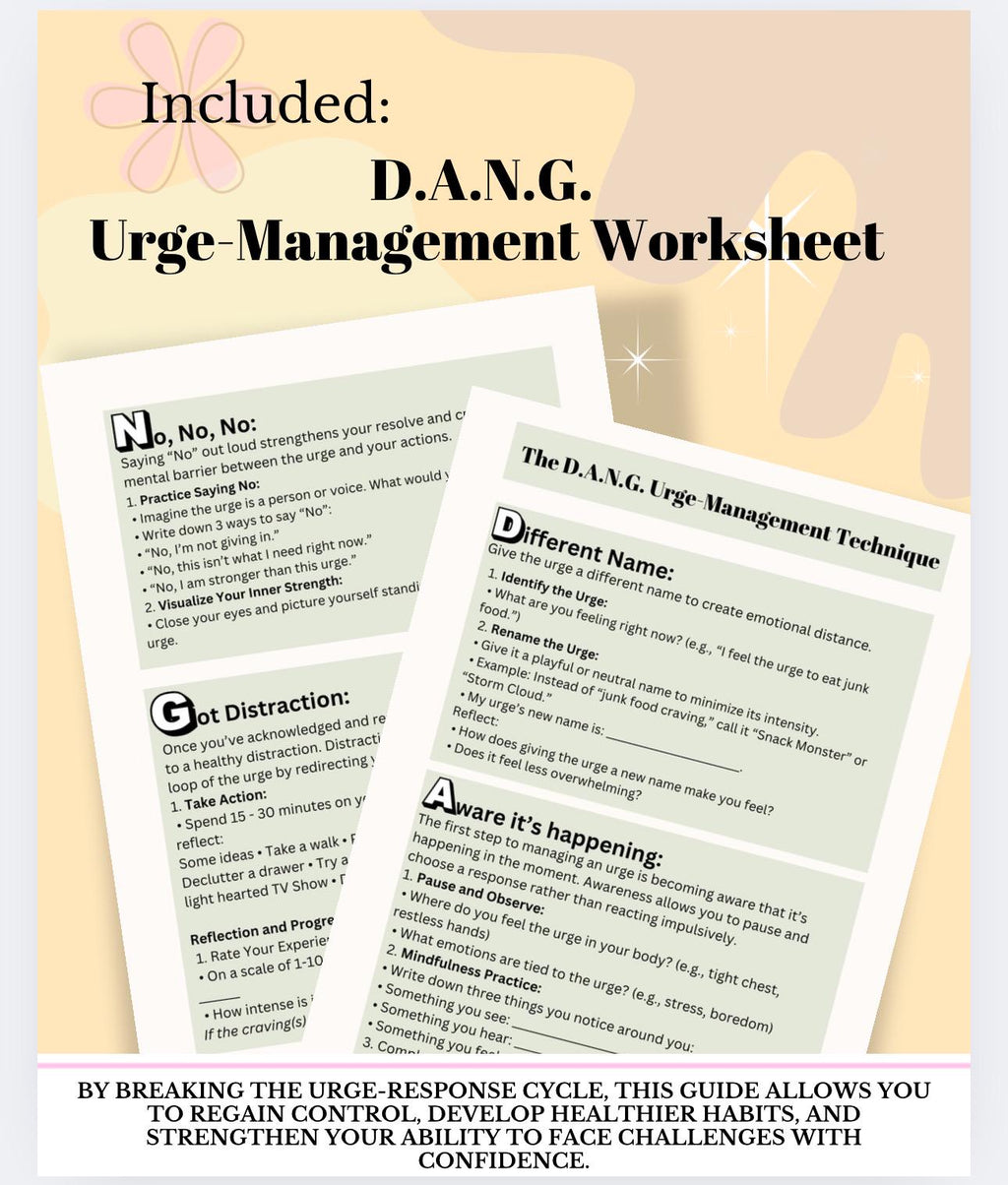 Urge Management DANG Method Recovery Guide Addictive Behaviors Emotional Triggers and Cravings