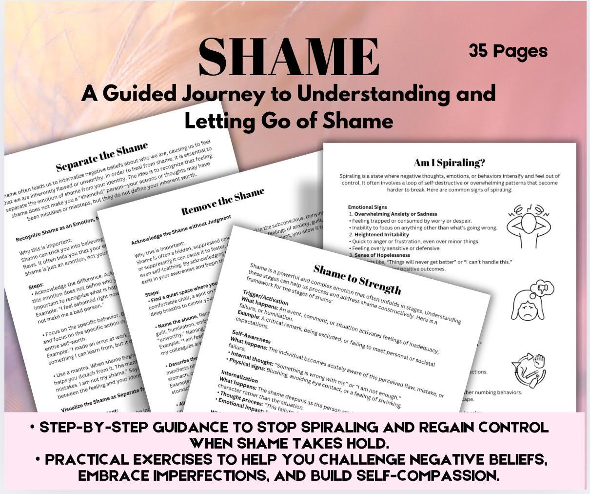 Shame Workbook: Understanding & Coping Skills (PDF Download)