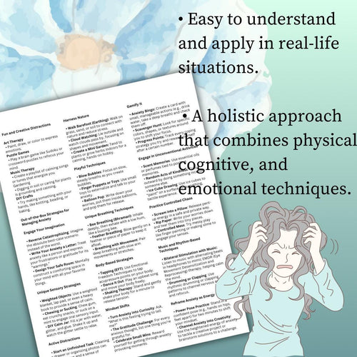 Anxiety Coping Skills Cheat Sheet Symptoms & Coping Strategies Guide Therapeutic Resource Therapist Toolkit