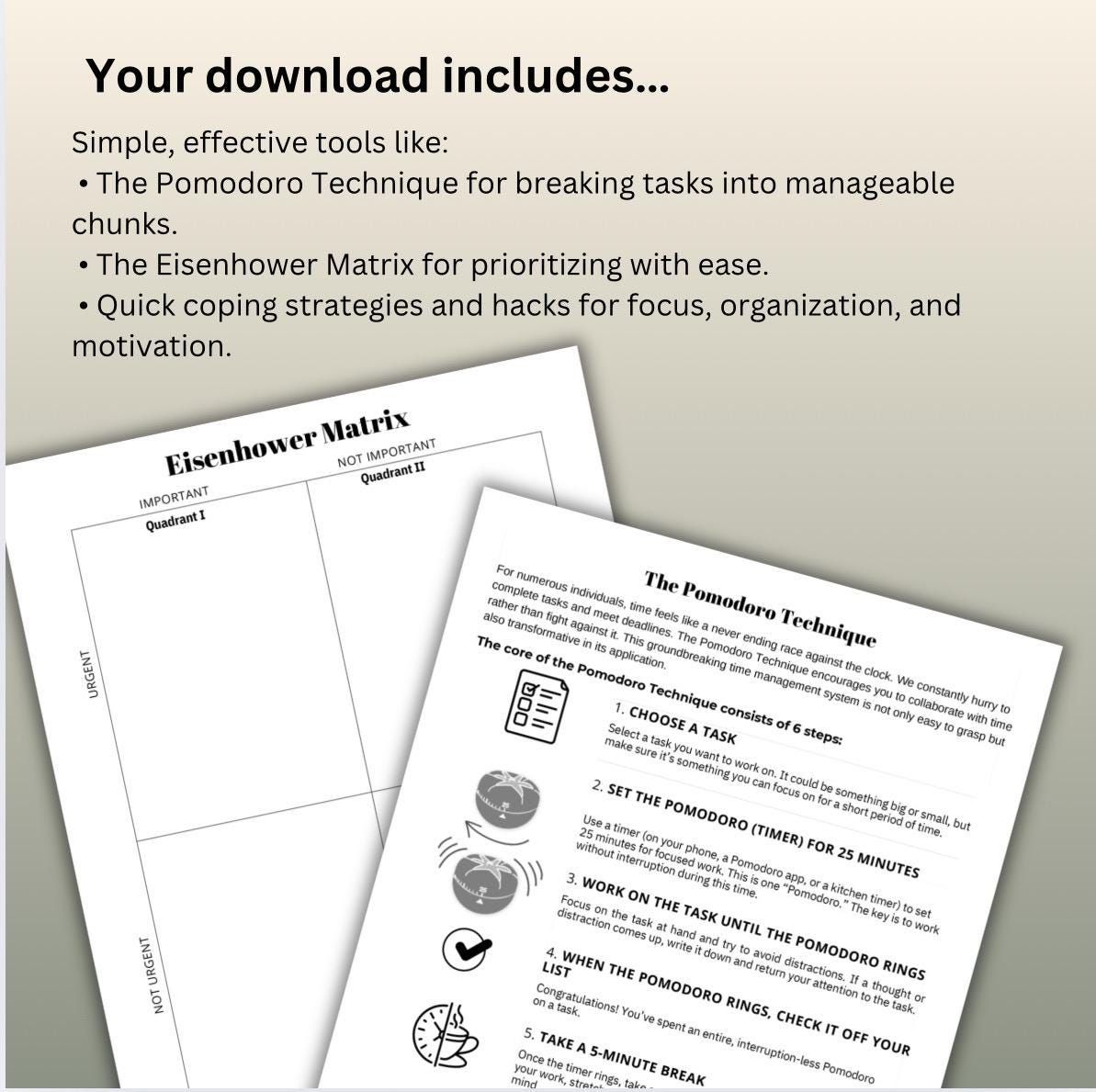Executive Function Dysfunction Cheat Sheet Regulate Thoughts & Behaviors ADHD Tool