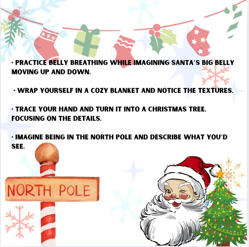 Christmas Mindfulness Activities for Kids, Holiday Fun (Digital Download)