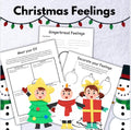 Christmas Feelings Activity Pages: Kids Holiday Worksheets (PDF)