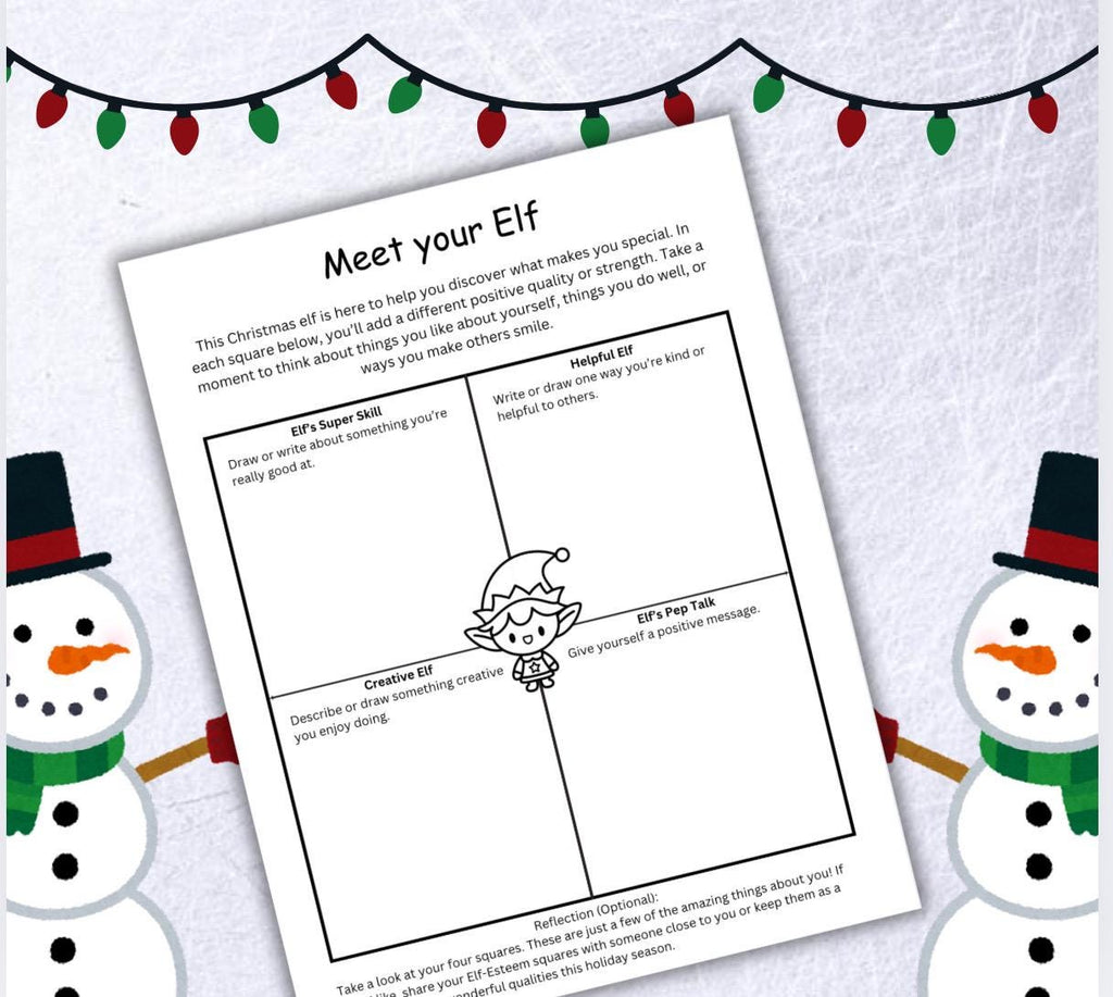 Christmas Feelings Activity Pages: Kids Holiday Worksheets (PDF)