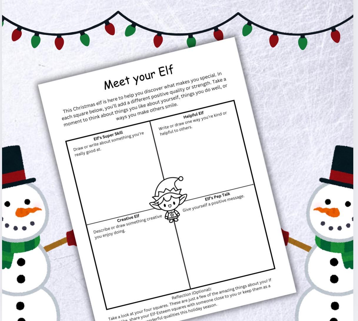 Christmas Feelings Activity Pages: Kids Holiday Worksheets (PDF)