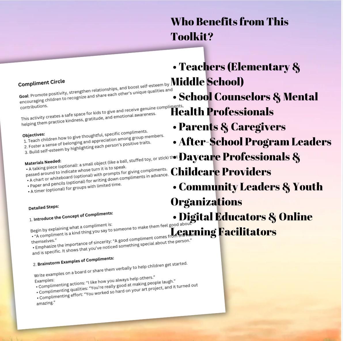 Children Social Emotional Learning Activities Kids SEL Toolkit Emotional Intelligence Communication Skills Guide