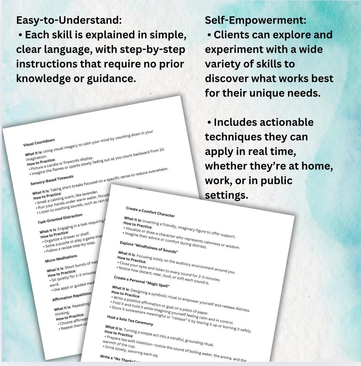 Distress Tolerance Skills Guide: Self-Soothing & Coping Techniques (PDF)