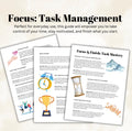How to Focus and Complete Tasks Students Professionals Parents Therapists Productivity Tool