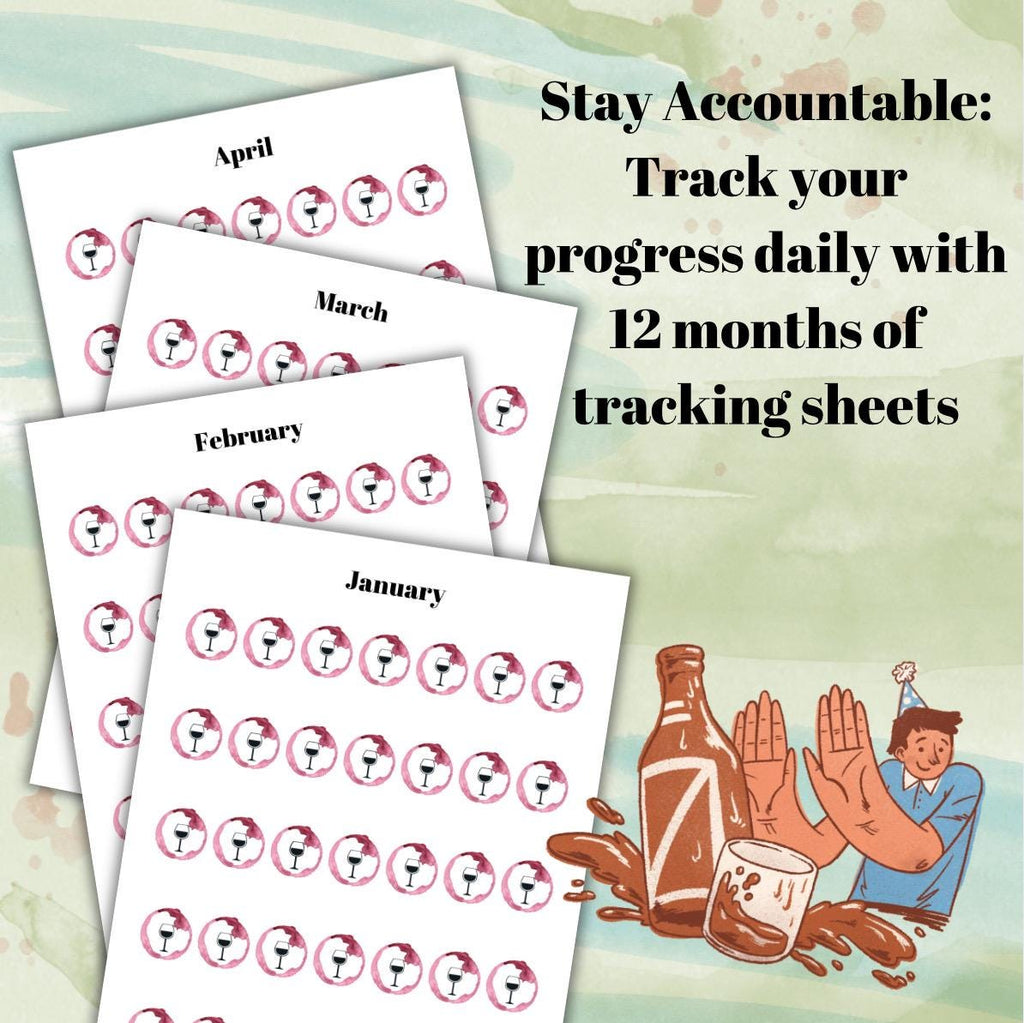 Alcohol Reset Guide: Habit Tracker & Drinking Diary (PDF)