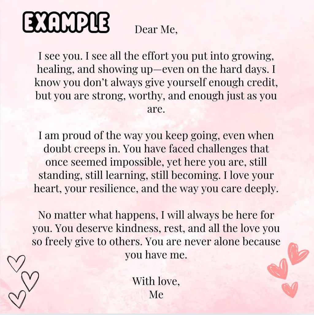Self-Love Letter Exercise: Guided Mental Health Activity (Digital Download)