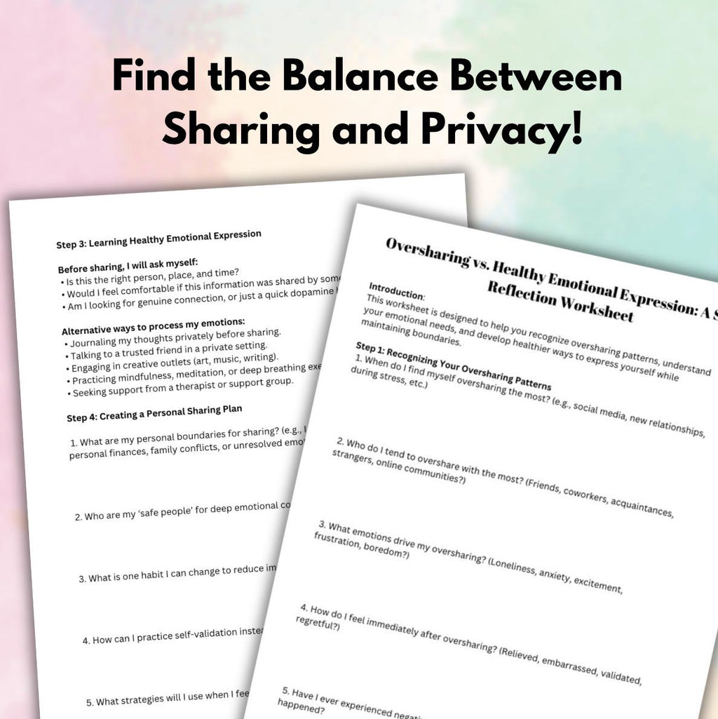 Social Media Oversharing Understand the Cycle Identifying Patterns and Setting Boundaries Manage What You Share