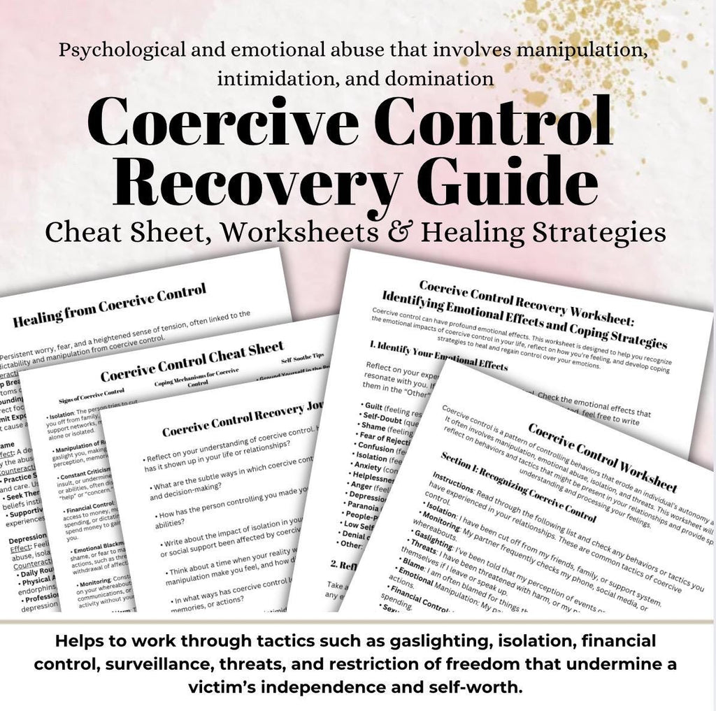 Coercive Control Recover Guide Psychological and Emotional Abuse Intimate Partner Relationships