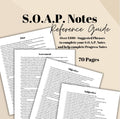 SOAP Notes Examples | Therapy Progress Notes Template (Digital Download)