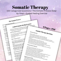Somatic Journey Somatic Questions Guided Exercise Body Awareness and Emotional Release Self Discovery Tool