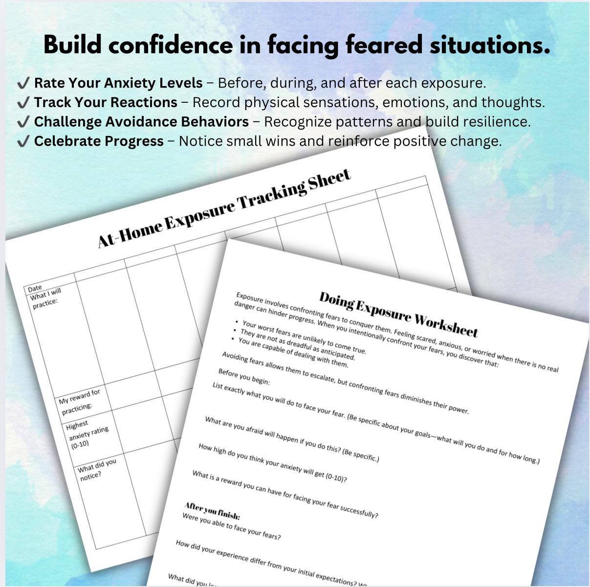 Negative Thoughts Workbook: Mindset Restructuring, Anxiety Relief (PDF)