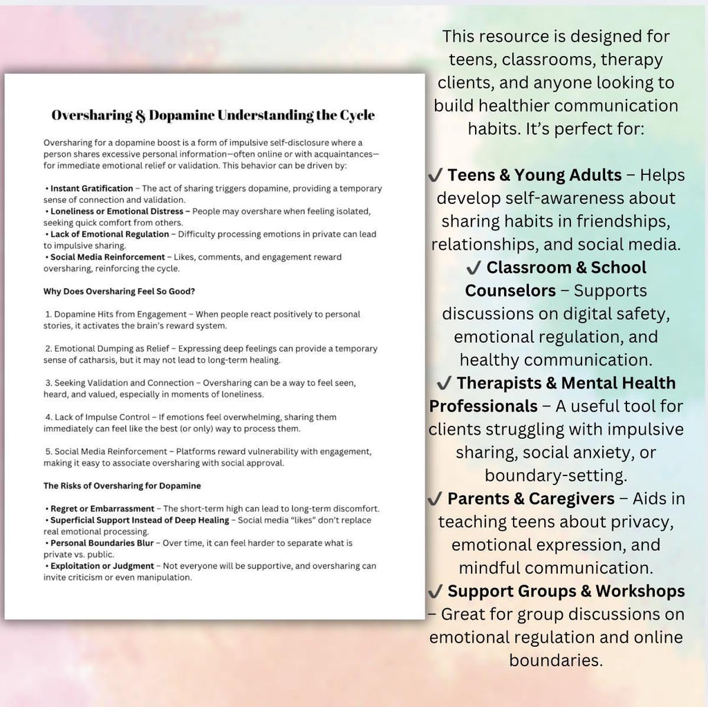 Social Media Oversharing Understand the Cycle Identifying Patterns and Setting Boundaries Manage What You Share
