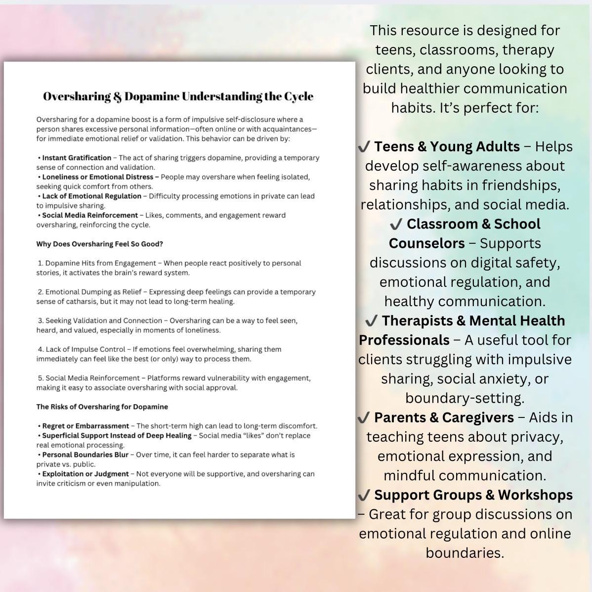 Social Media Oversharing Understand the Cycle Identifying Patterns and Setting Boundaries Manage What You Share