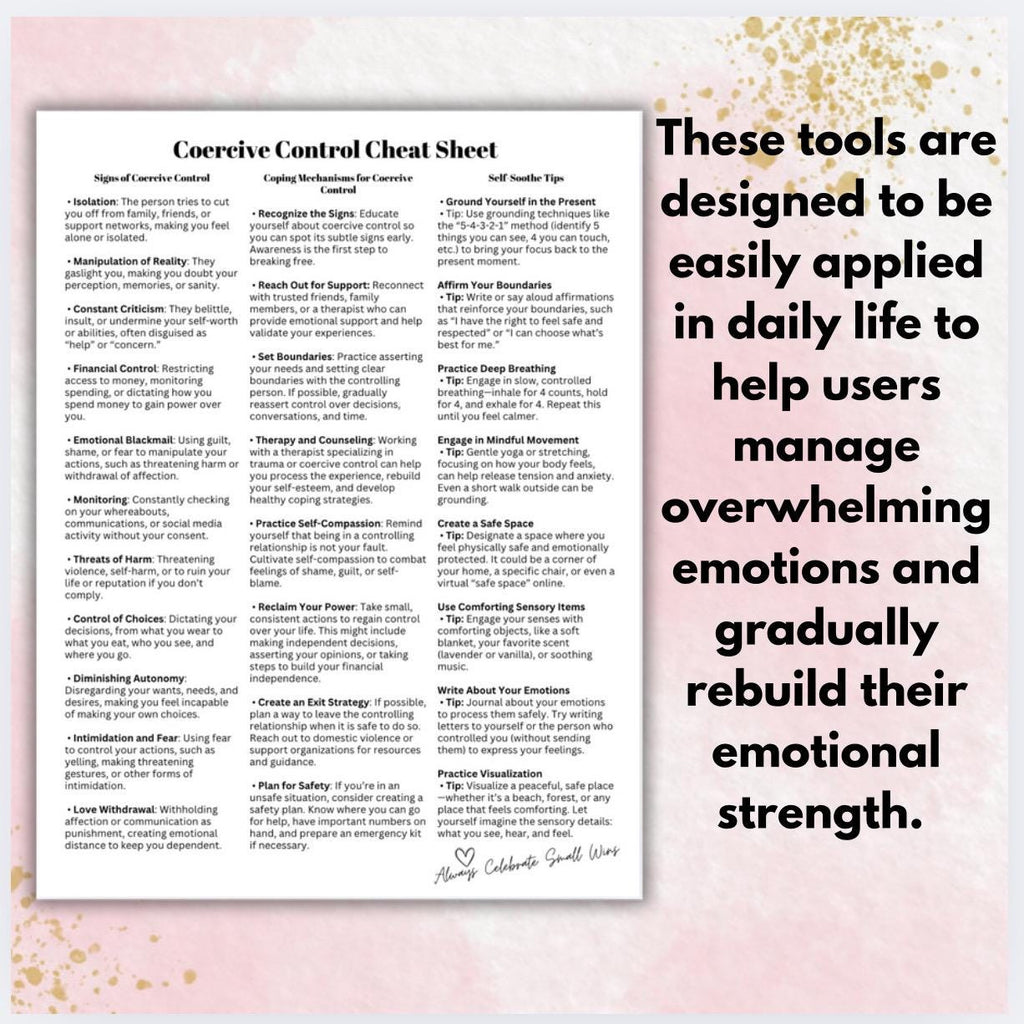 Coercive Control Recover Guide Psychological and Emotional Abuse Intimate Partner Relationships