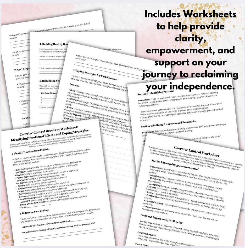 Coercive Control Recover Guide Psychological and Emotional Abuse Intimate Partner Relationships