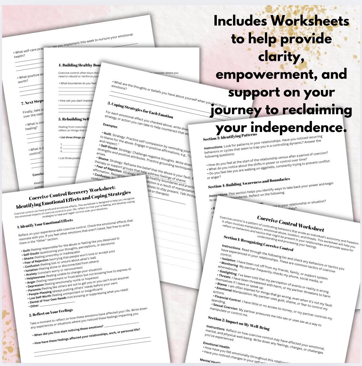 Coercive Control Recover Guide Psychological and Emotional Abuse Intimate Partner Relationships