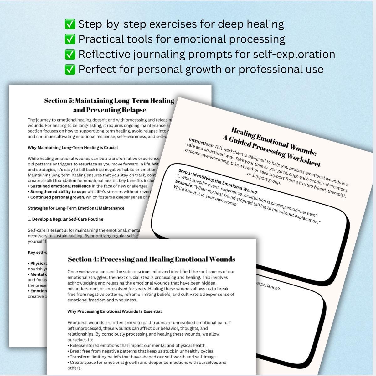 Root Cause Therapy Guide Emotional Healing Roadmap Processing and Releasing Stuck Emotions
