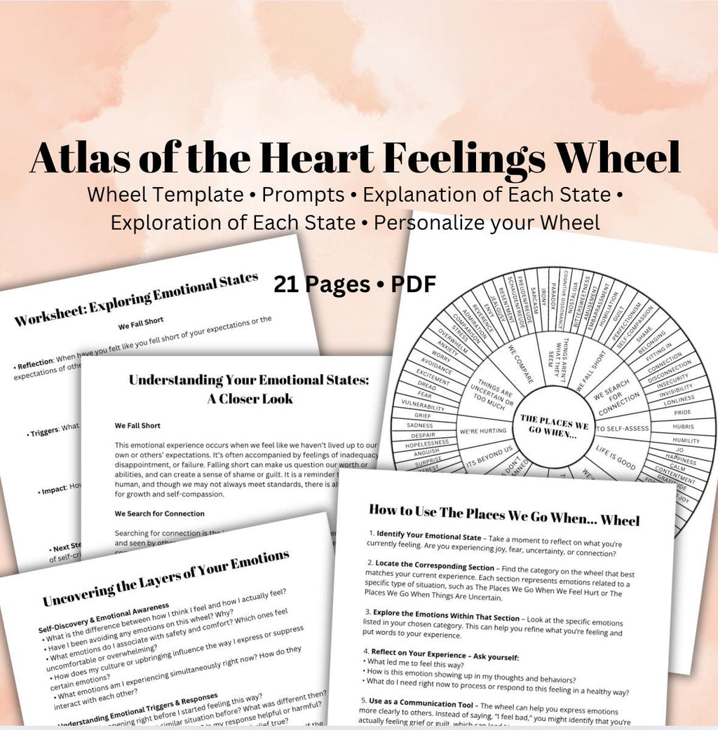 Atlas of the Heart The Places We Go When Feeling Wheel